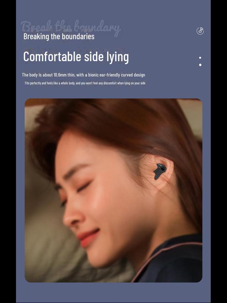 MD538 Wireless Bone Conduction Sleep Headphones - On-Ear X55 Bluetooth, Painless Design