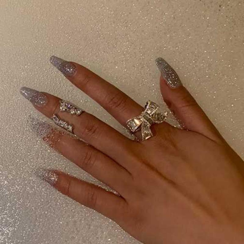 Sace Gems Klasický zirkonový prsten ze slitiny mědi, dámské šperky, svatební dárek pro párty