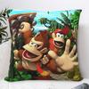 Donkeys Kong Bananzas Pillow Case Cushion Cover Polyester Graphic Pillow Cover Morden Pillowcases For Sofa Home Decorative