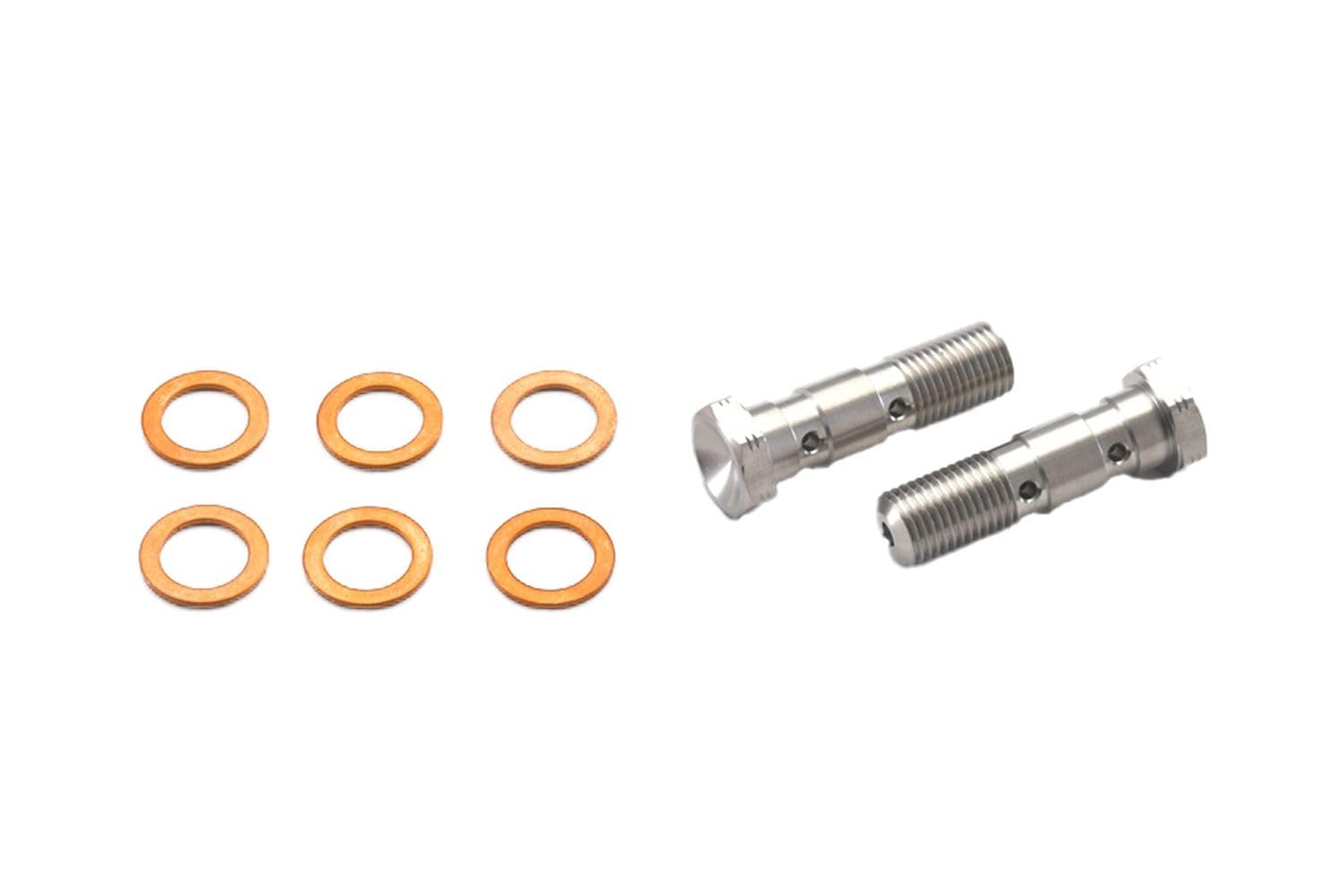 

SWAGE LINE Banjo Bolt Stainless Steel 3/8-24UNF L34.6 Double 2 3/8-24unf L34.6 серебряный