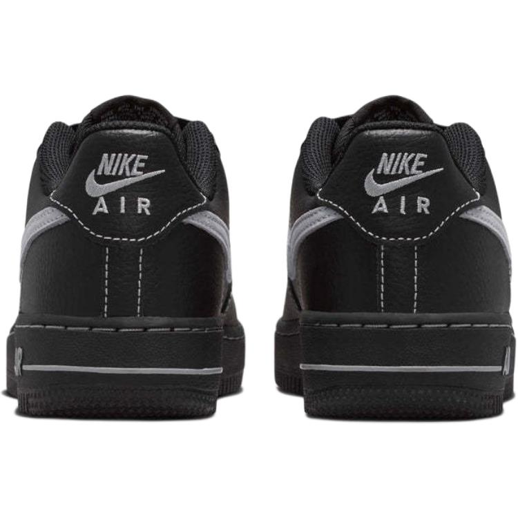 Nike Air Force 1 Synthetic Leather Comfortable Versatile Support Low-Top Kids Sneakers Kids sneakers Black IR0270-001