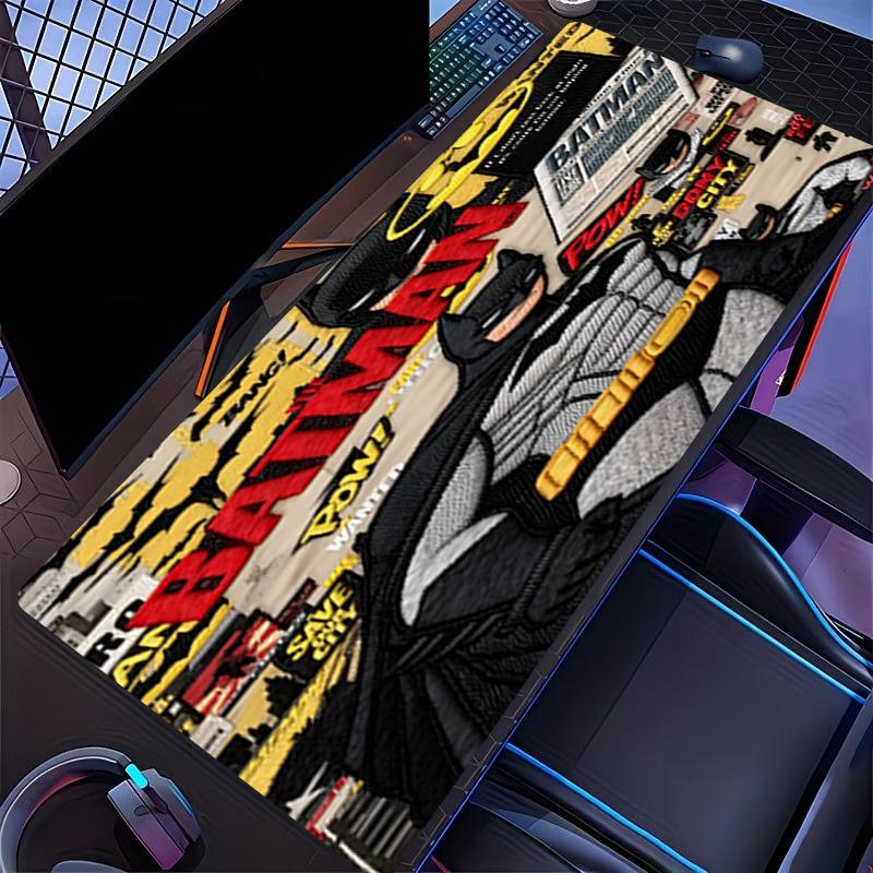 Batman Print Mouse Pad, for Keyboard Pad Laptop PC Mat for Office Home Use, Desk Decor, Perfect Birthday Gift for Gamers