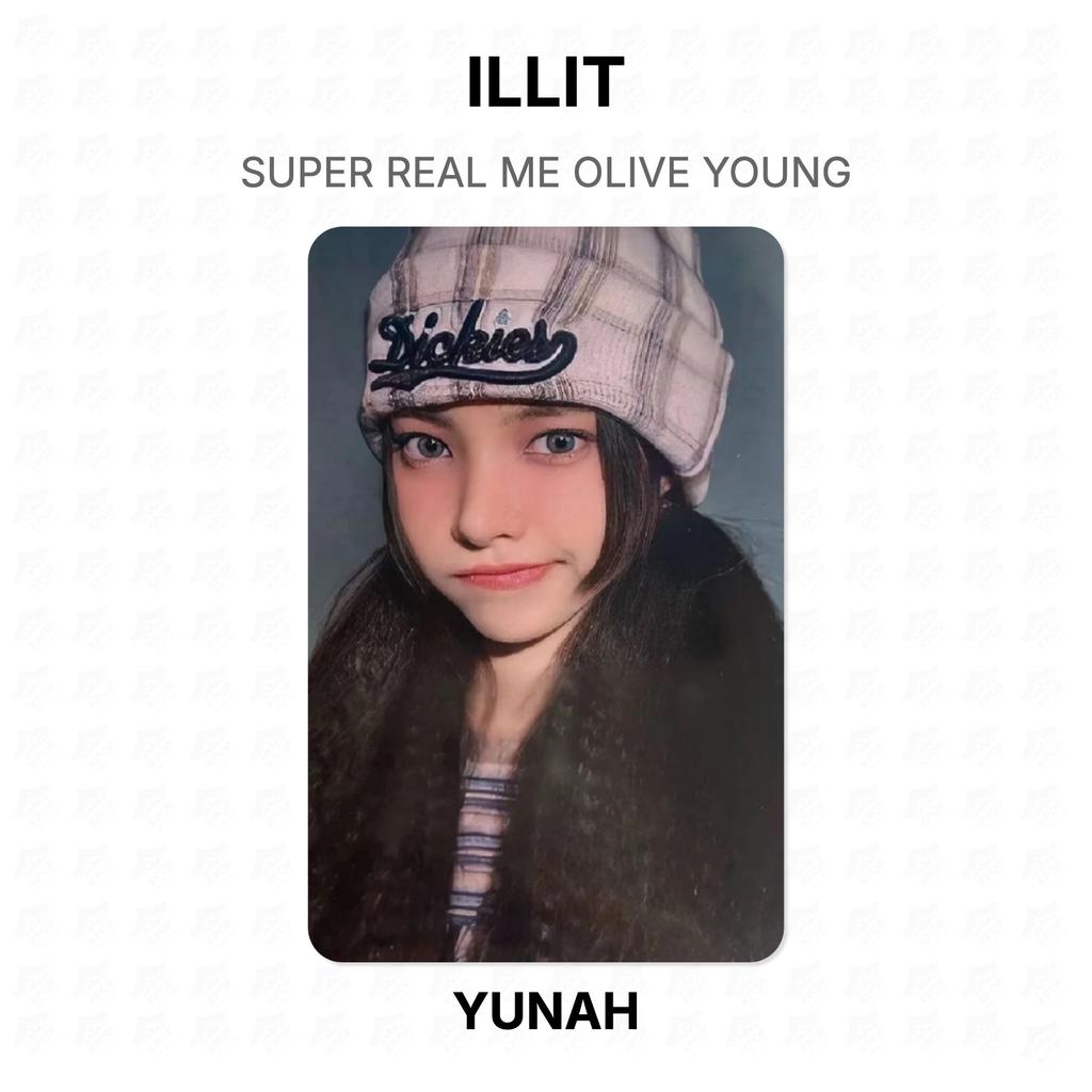 ILLIT SUPER REAL ME OLIVE YOUNG Fotocarteira Oficial