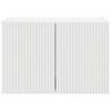 Wall Mounted TV Cabinet White 59.5 X 31 X 40 Cm Particleboard