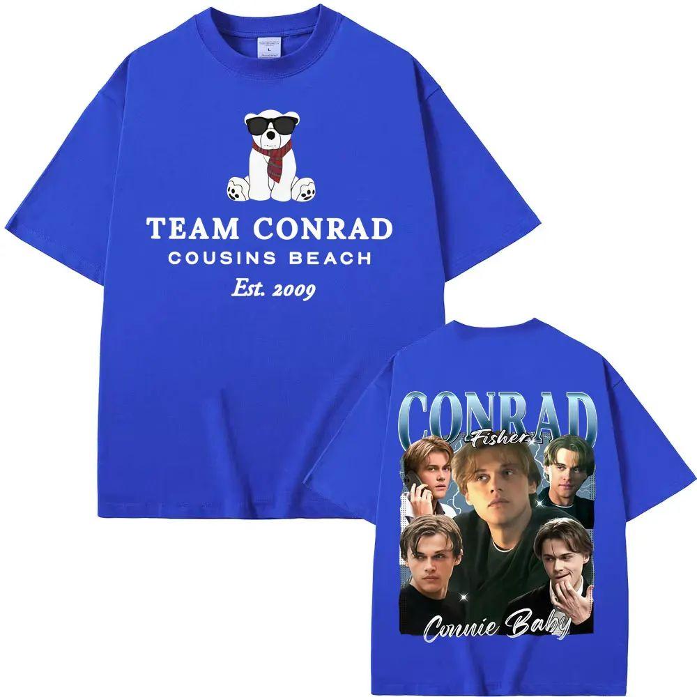 Conrad Fisher Movie Y2k Tee Shirt Team Conrad Cousins Beach Merch Tshirt Y2k Harajuku High Quality Oversized T Shirt Unisex