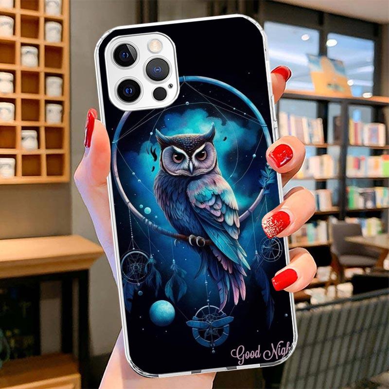 Retro Feather Dreamcatcher Cover Phone Case For iPhone 16 17 Air 15 14 Pro Max 16E Phone Case 13 Mini 12 11 7 SE 8 Print Pattern