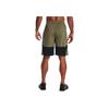 Under Armour SS22 Color Block Logo Elastic Sports Shorts Men Shorts Green 1361511-361