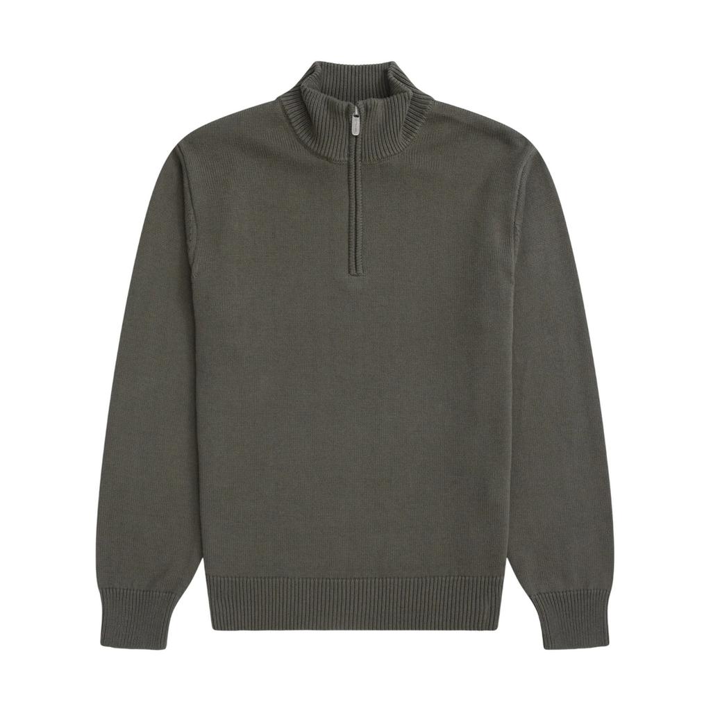 Animal Mens Ribbed Quarter Zip Jumper