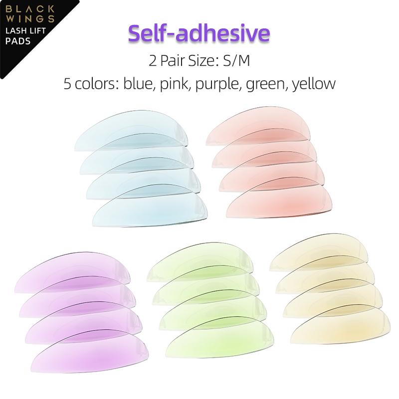 Lashlift Pads Blackwings 2 Paar 2Größen Silikon Wimpern Lift Pad