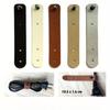 5Pcs Leather Cable Winder Charging Cable USB Cable Bundle Storage Leather Belt Adjustable Hole Buckle Design