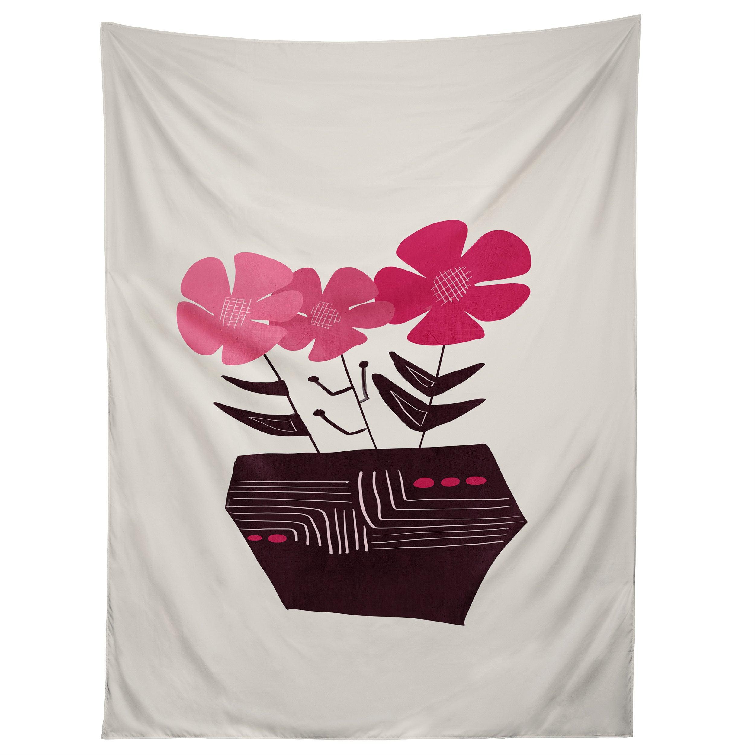 FLORAL VIBES III tapestry 75x100