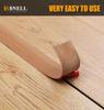 1pc 1m/39.37in self-adhesive PVC floor transition strip, elegant wood grain plastic floor divider strip