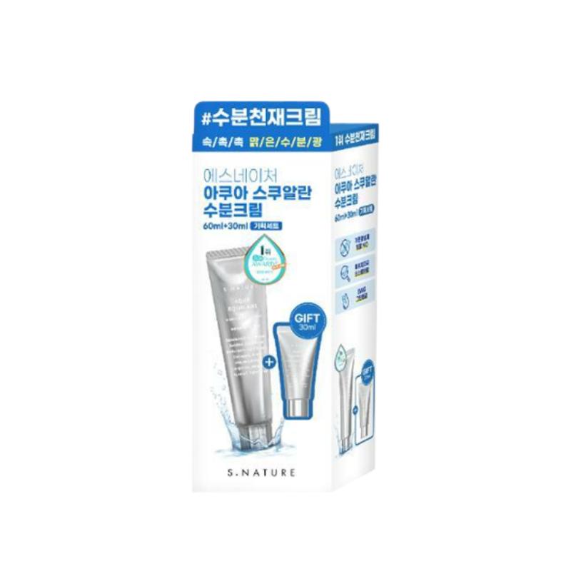 Esnature Aqua Squalane Moisture Cream 60ml Set (60ml + 30ml)