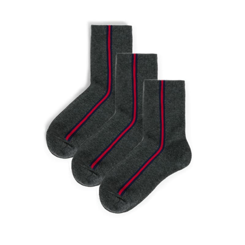 Abiruz Unisex-Socken UNI-156 Marineblau 3er-Set
