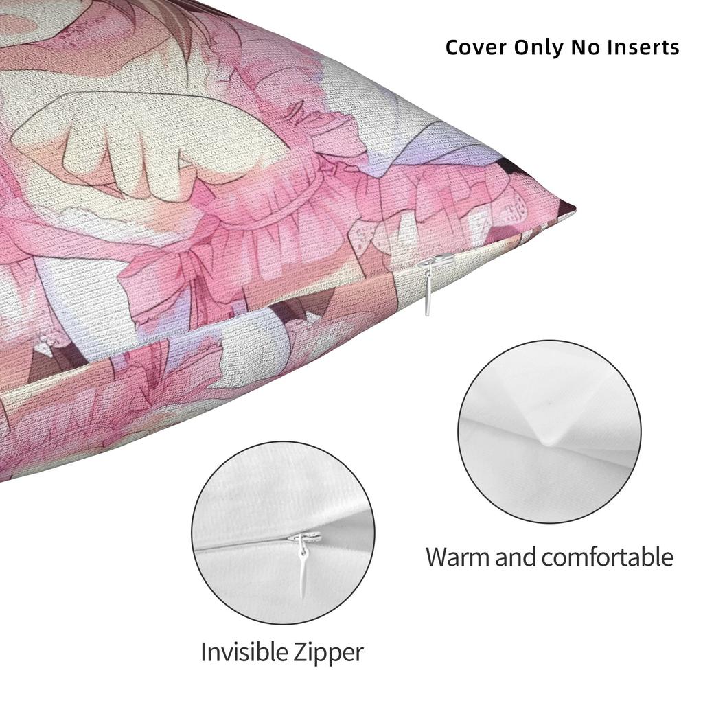 Pillow Cover Super Kawaii Game Nekopara Chocola Vanilla Morden Pillow Case For Office Car Home Decor Pillowcases