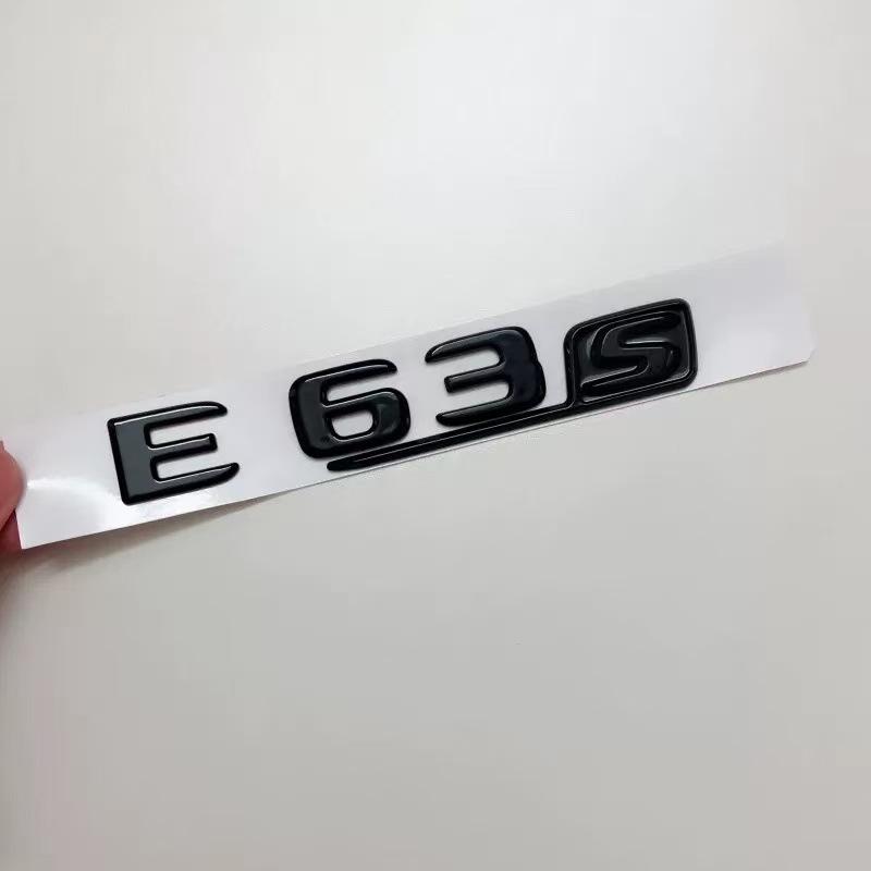 Black AMG Letter Badges for Mercedes C-Class, E-Class, GLS63s, E63s, C63s - Rear Tail Modified Car Stickers