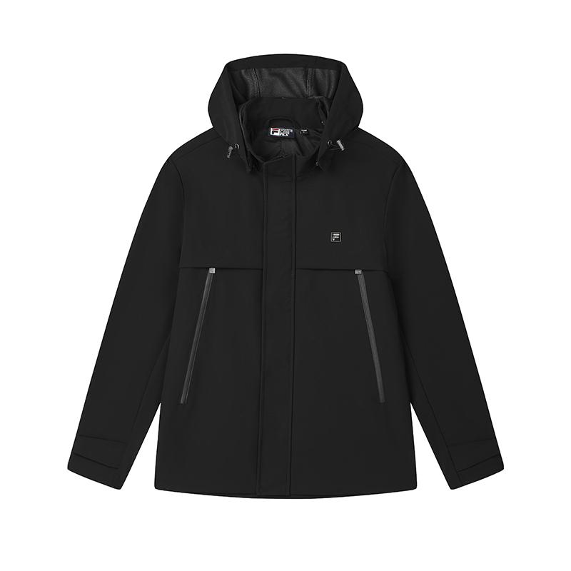 New FILA Lifestyle 2025Q1 Coat Jacket Men's Jet Black F11M513505FBK
