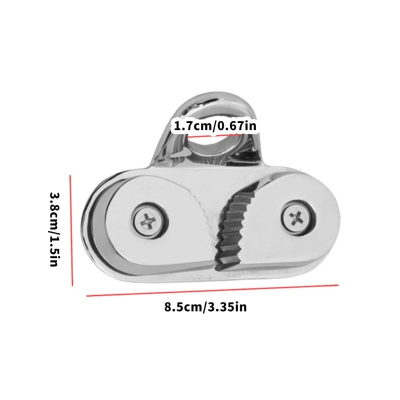 Sailboats Pilates Equipment Kayak Cleats Boat Cleats for 6‑15mm Diameter Ropes Boat Hardware for Sailboats Cleat