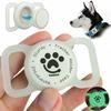 TAAKCC IP68 Waterpoof Dog Airtag Holder Stretchy Silicone Full Body Covered Holder for Apple Air Tag for Dog Cat Collar 2