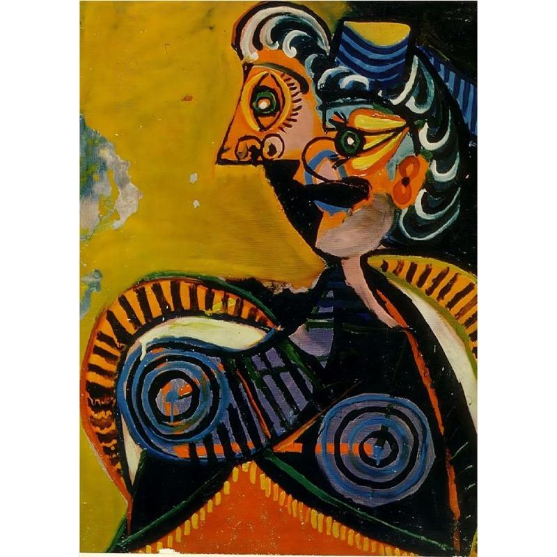 Abstrakte Kunst Pablo Picasso, klassisches Kunstwerk, Poster, Leinwand, Gemälde, Vintage-Wandkunst für das moderne Museum, Galerien,