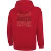 LiNing Comfortable Casual Simple Hooded Loose Pullover Sweatshirt Unisex sweatshirt Bull-Red AWDTF55-1