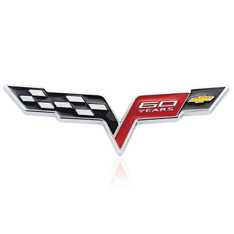 3D Metal Car Emblem Badge Sticker Decoration For Chevrolet Cruze Sonic Silverado Corvette Trax Camaro Captiva Suburban Equinox