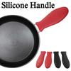 Suporte de Silicone Antiderrapante para Cabo de Panela Desmontável Peças de Utensílios de Cozinha Potholder Luva de Cobertura Protetora para Cabo de Frigideira de Ferro Fundido Cabos de Panelas