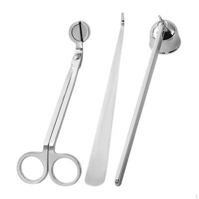 Ensemble d'accessoires pour bougies 3 en 1, Coupe-mèche, Extincteur, Pique-mèche, Cadeau pour
