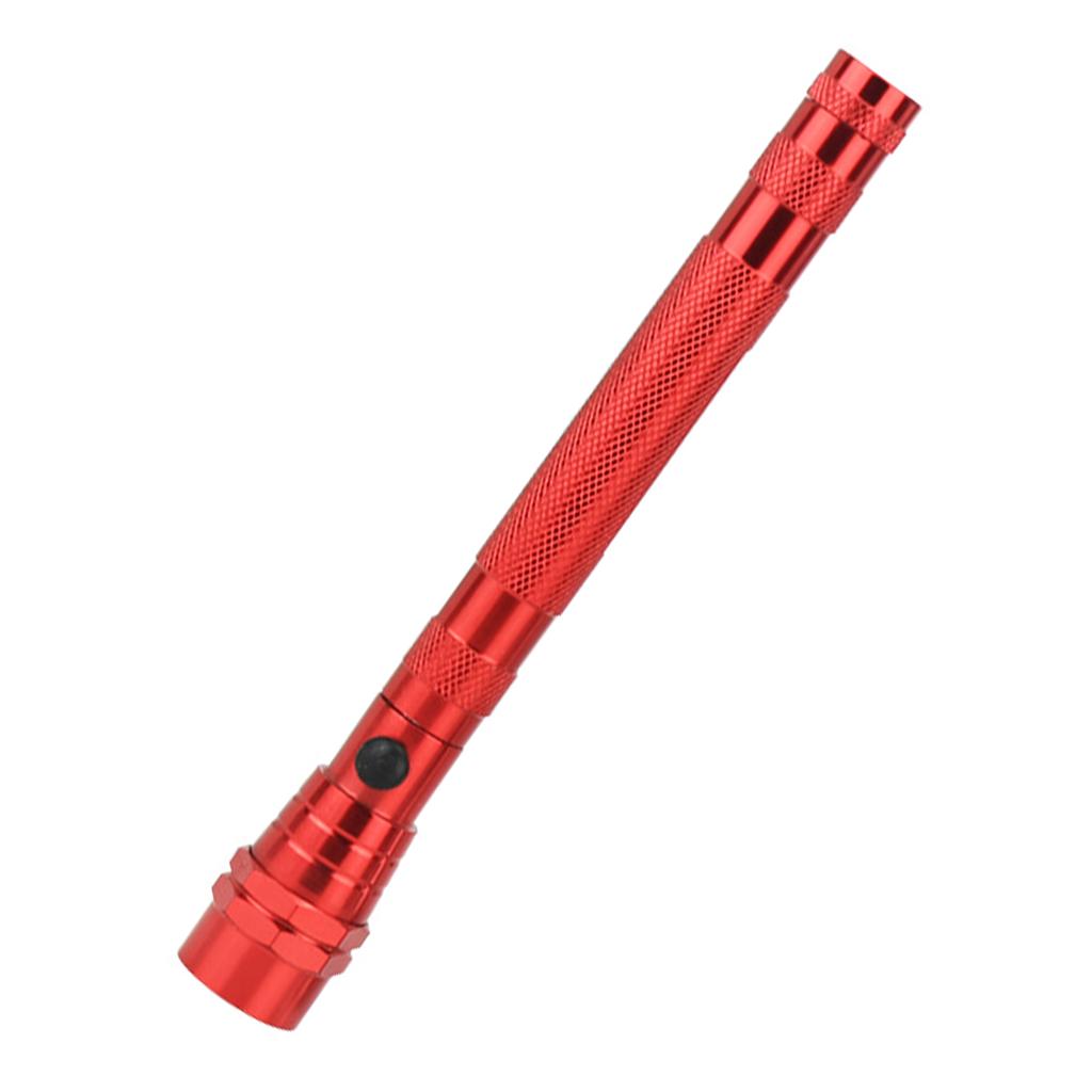 Portable LED Flashlight Outdoor Tools Emergency Light Flexible Head 3 LED Flashlights Telescopic Torch with Magnet