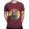 british shorthair vintage retro face Funny Graphic 100 Cotton TShirt Shorthair Tops Tees For Unisex