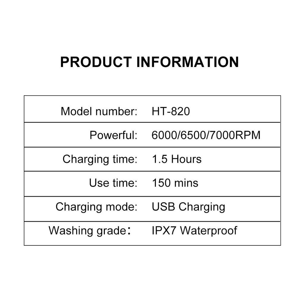 Hatteker HT-820 All-in-One Personal Grooming Kit: Complete Styling Solution