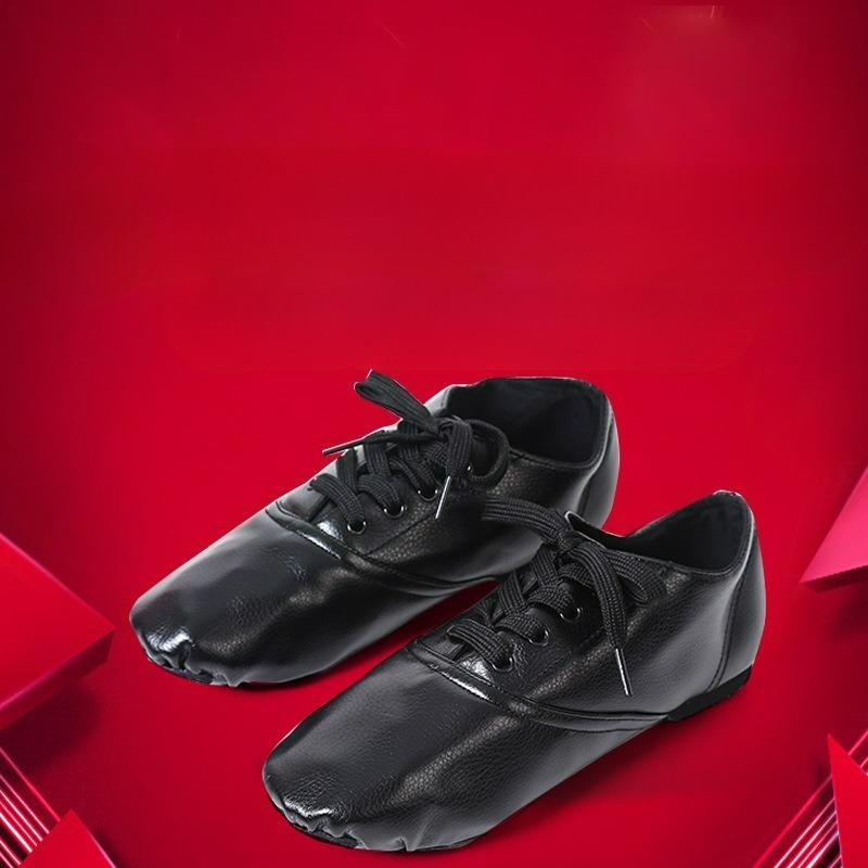 White High-top Jazz Dance Shoes Female Adult Ballet Body Practice Soft-soled Dance Shoes Dancing Canvas Jazz Boots Men