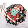 1pc Holiday Spirit Automatic Open/Close Umbrella Compact Folding Umbrella, All-Season Portable Umbrella for Women/Men F1124165