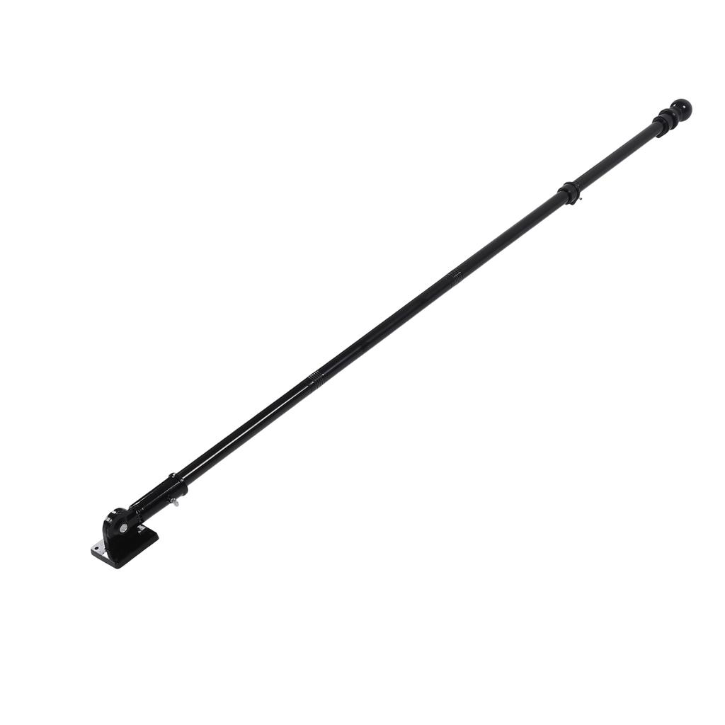 Wall Mounted Flagpole Kit Stainless Steel House Porch Wall Flag Pole Kit Anti Wrap Spinning Flag Pole with Base and