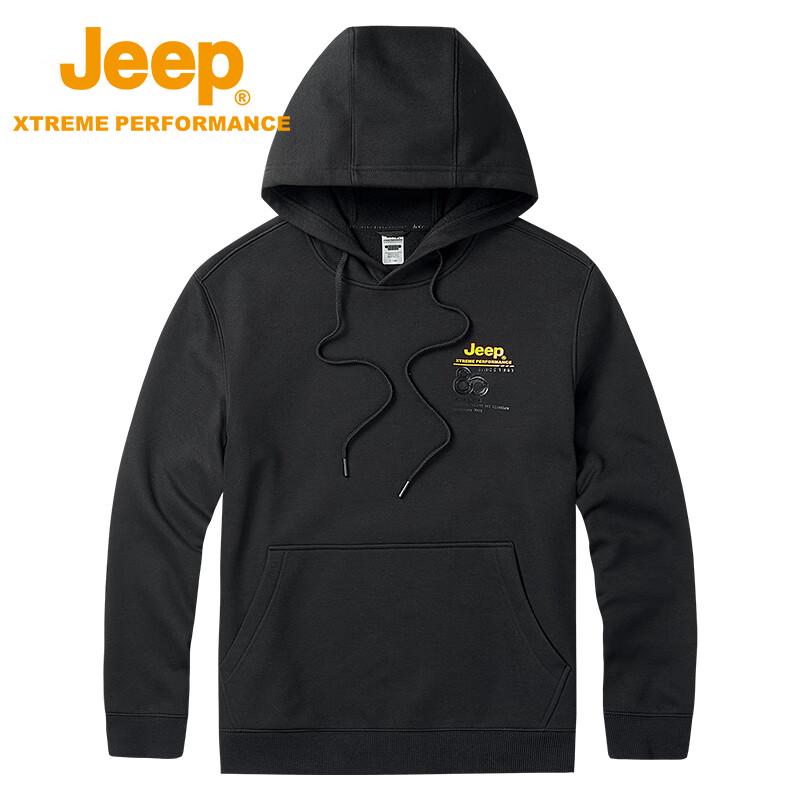 Jeep Men's Casual Warm Plush Long-Sleeve T-Shirt