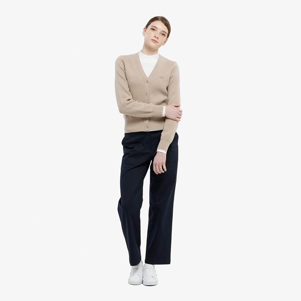 [Lacoste] Женские прямые укороченные брюки-чинос FW HF572E-55N166 34