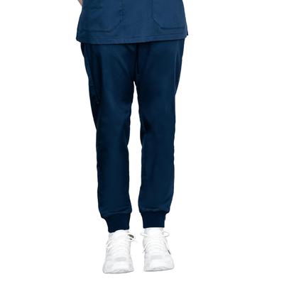 Medical and Nursing Lab Coat and Jogger Scrub Pants and Inseam Elastic Pockets On Both 8 14 Dark To Japanese Size Pants, Unisex, Men's