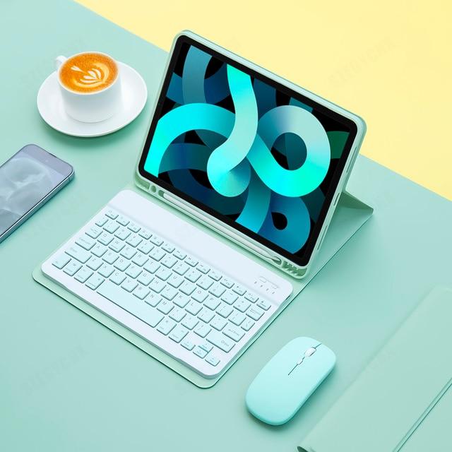 

Беспроводная мышь Magic Keyboard для iPad Pro 11, чехол 2021 Air 4 5 10,2 9-го 8-го поколения, чехол Mini 6 5 Air 2, Bluetooth-клавиатура 2021 2020 Pro 11
