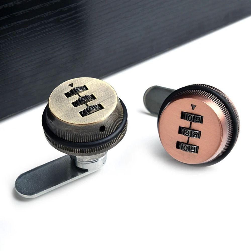 Multicolor Password Coded Lock Zinc Zinc Zinc Alloy Metal Security Locks with Screw Cabinet Lock Cabinets