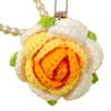 Rose Key Chain Bag Keyring Gift Stylish Accessories Charm Handwoven Pendant Keychain for