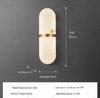 Spanish Alabaster Wall Lamp for Hotel, Villa, Stairway, Bedroom & Corridor Decor