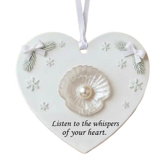 

Сердечные Вдохновения Рождественское Украшение Ракушка Олень Стрекоза Лапа Перо Тюльпан Подвеска в Форме Сердца для Подвешивания на Рождественскую Елку Декор для Праздничной Вечеринки Shell