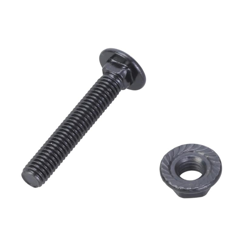 25 Stück M8x60mm Stabile Edelstahl-Schlossschrauben und Bundmuttern Set für Bau und Industriellen Täglichen Gebrauch