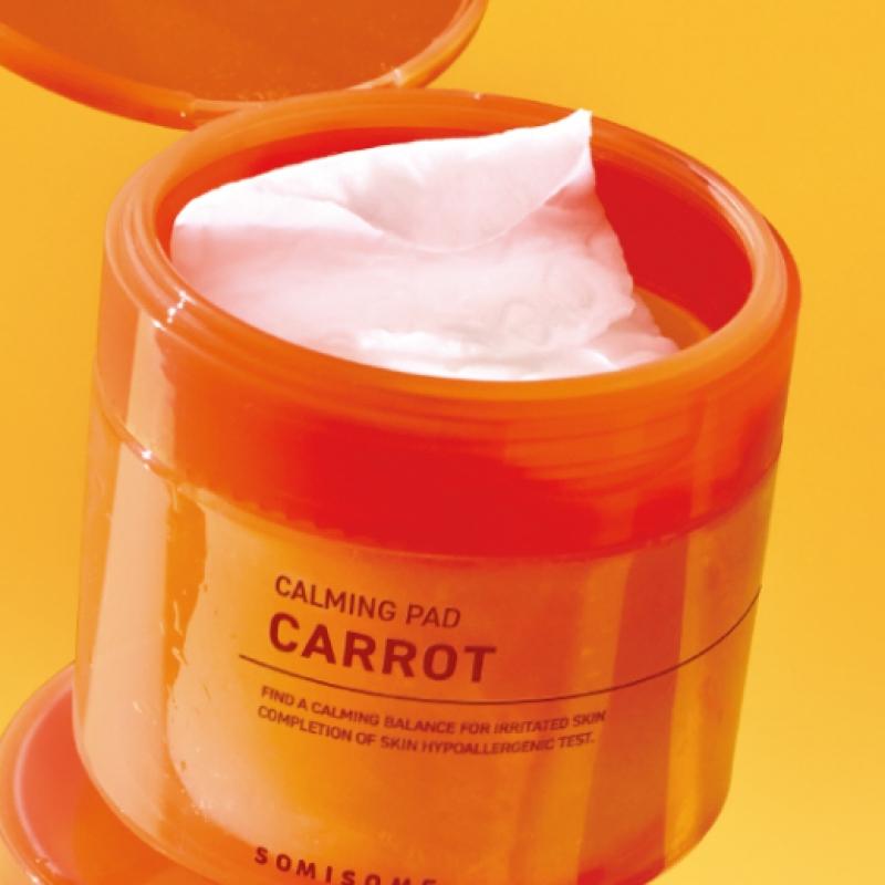 Daiso Somisom Carrot Calming Pad 40 Sheets