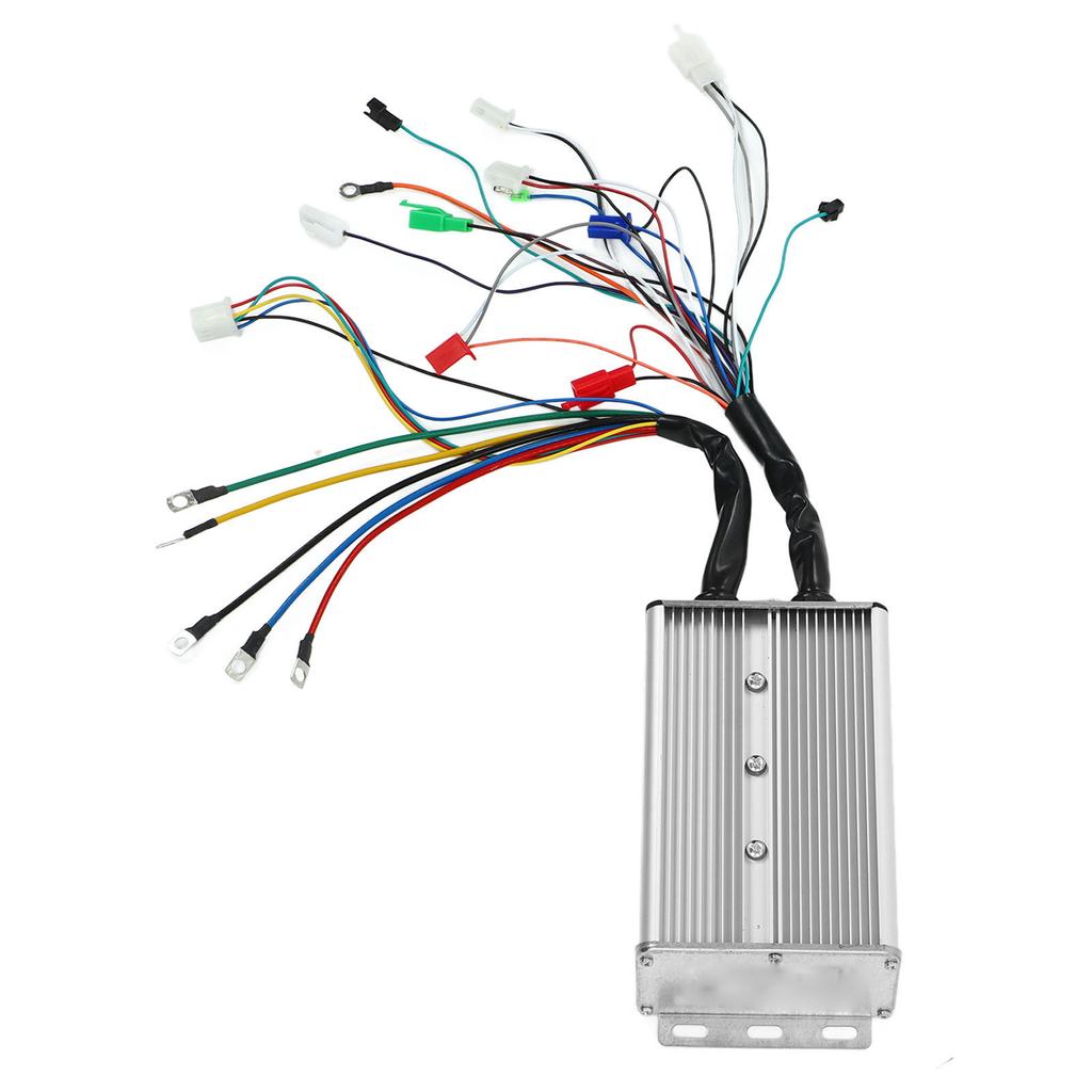 Controller Motor Fără Perii 48V 60V 1500W 18 Tuburi Aliaj Aluminiu Mod Dual Controller Fără Perii Pentru Bicicletă Electrică