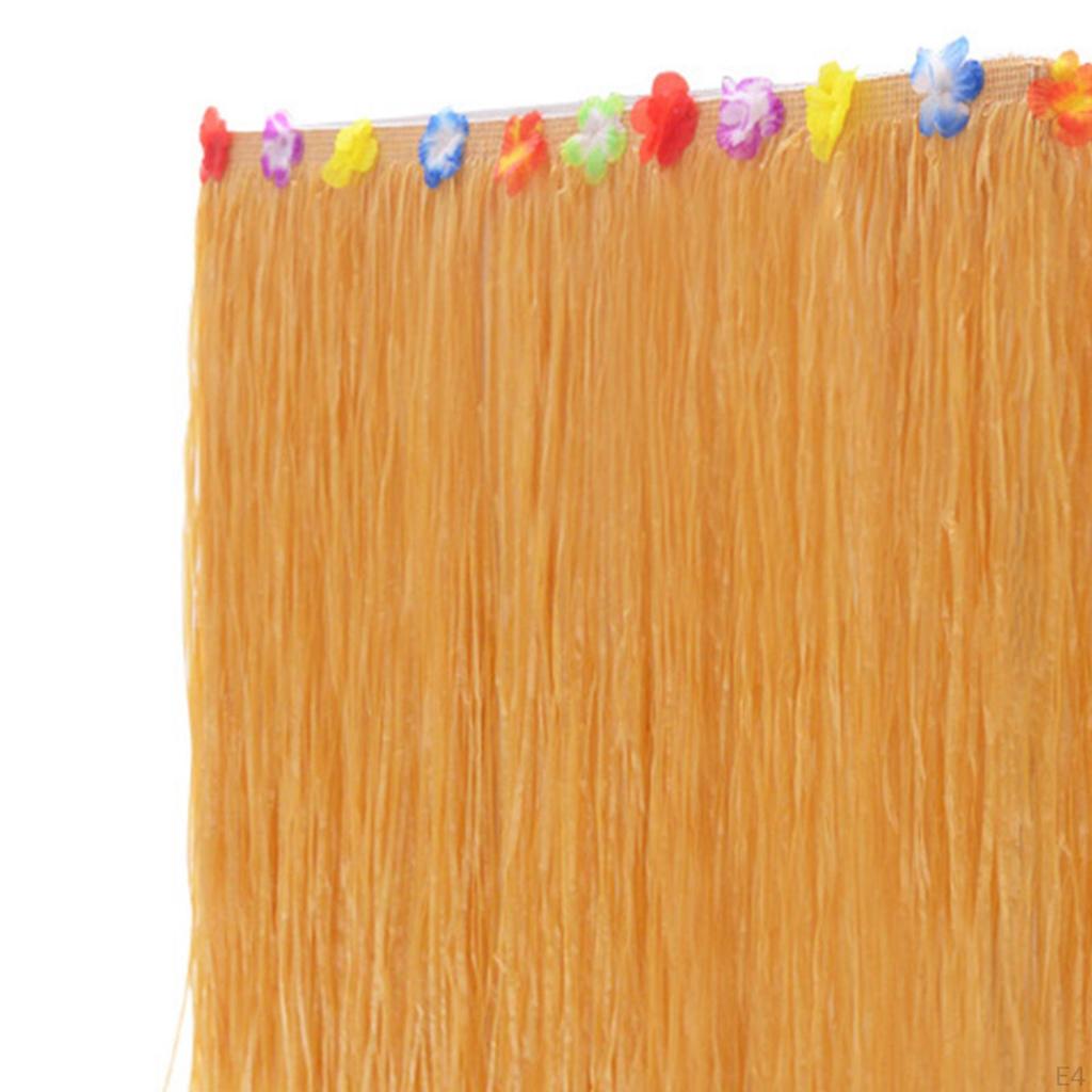 Tropical Grass Table Skirt for Outdoor Gatherings