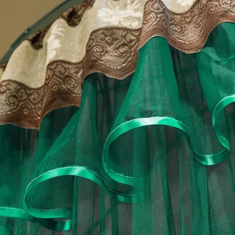 1-2M European-Style Palace Dome Mosquito Net Kid Baby Bed Canopy Bedcover Curtain Bedding Romantic Baby Girl Round Dome Tent
