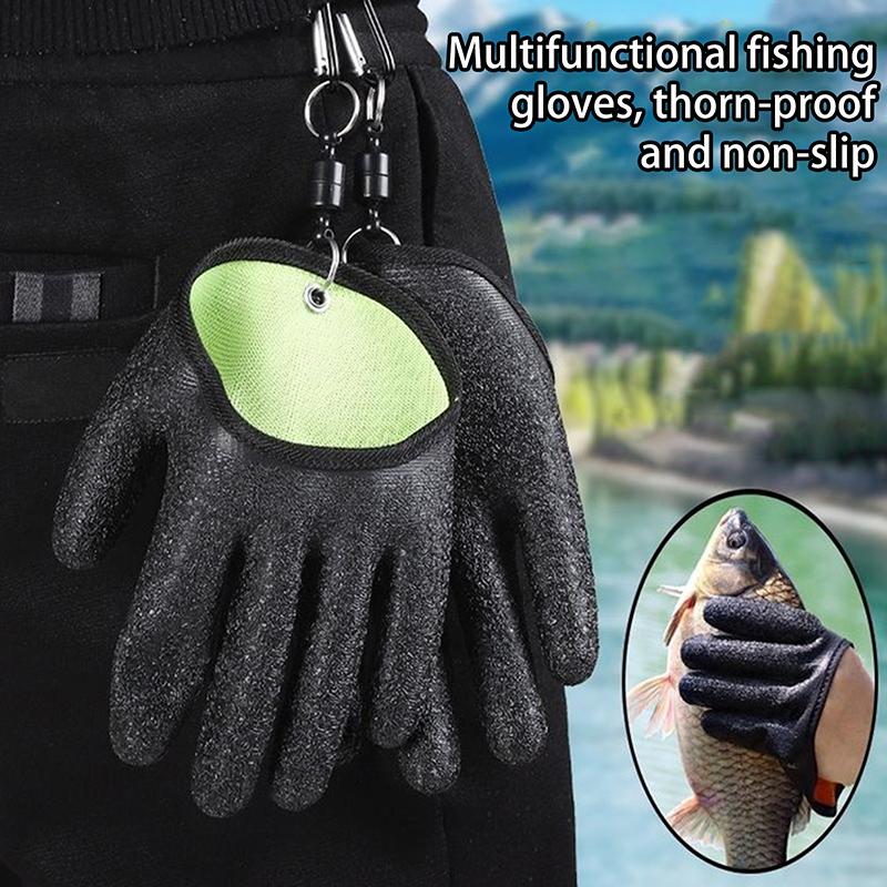 1/2 Pcs Fish Catch Gloves Fishing Glove With Magnet Hook Non-Slip Gloves Catching Fish Latex Hunting Gloves For Accessories