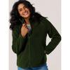 Double-Sided Fleece Original Surplus Uk Dc Autumn and Winter Warm and Comfortable Zip Pocket Simple Fleece Sweatshirt Fleece Top