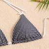 2025 Plaid Bow Bikini: Fresh Women's Two-Piece Tie-Up Swimwear for Spring